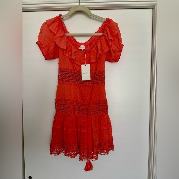 Entro Charming Coral Dress - Picture 4 of 6